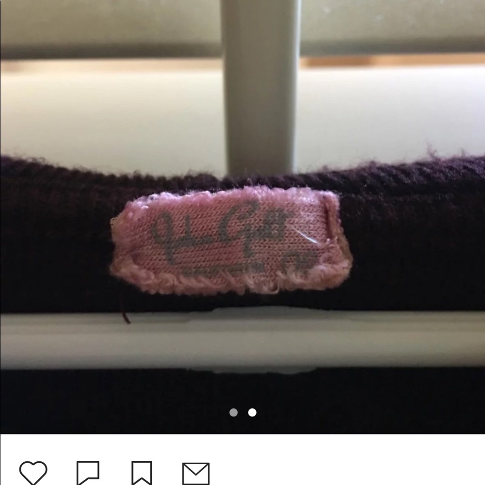 Brandy Melville maroon sweater hoodie